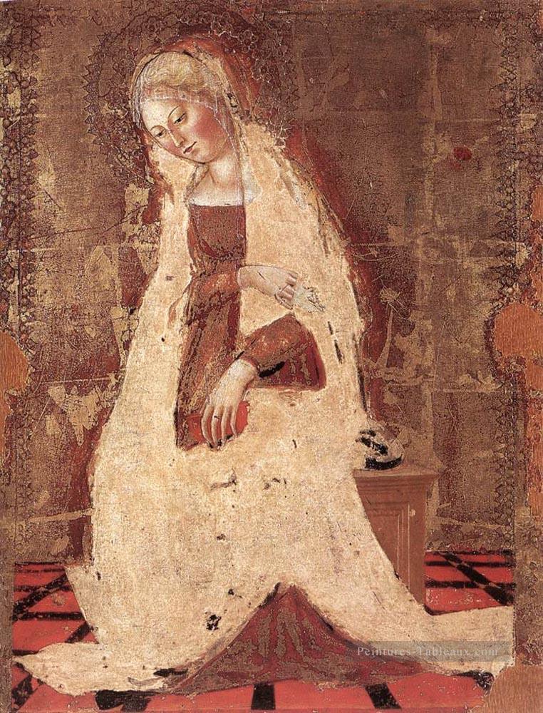 Madonna Annunciate Sienese Francesco di Giorgio Peintures à l'huile